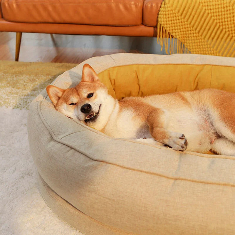 Cuccia per cani e gatti a forma di ciambella